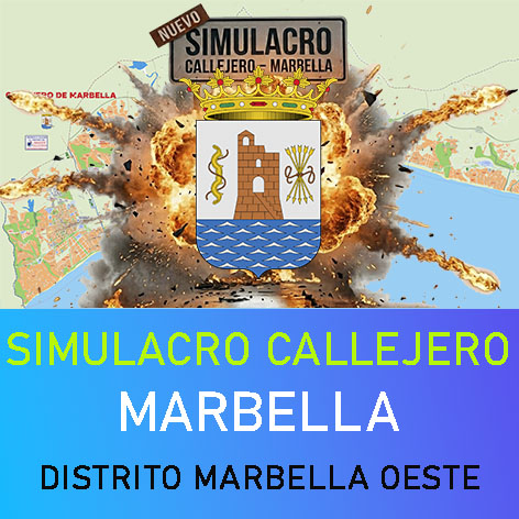 Simulacro Callejero Marbella (Distrito Marbella Oeste)