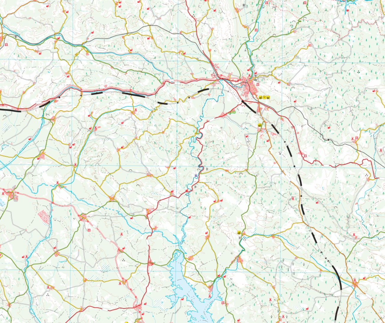 Mapa Digital Físico y Topográfico IGN Cuenca